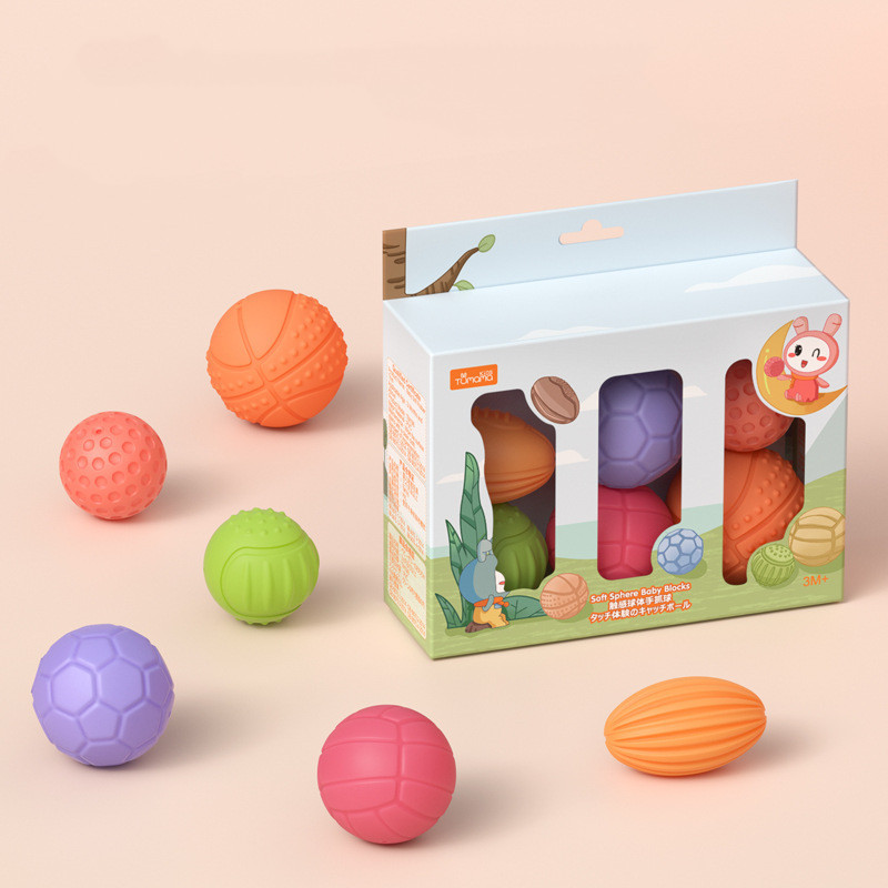 Soft Textured Sensory Stacking Blocks (Baby) โ photo 3