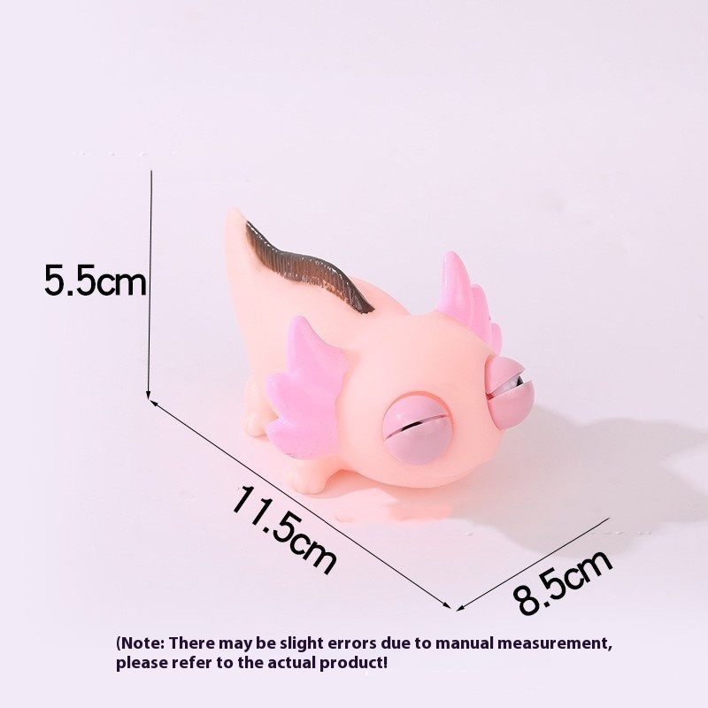 Bulging-Eye Axolotl Squeeze Toy โ photo 2