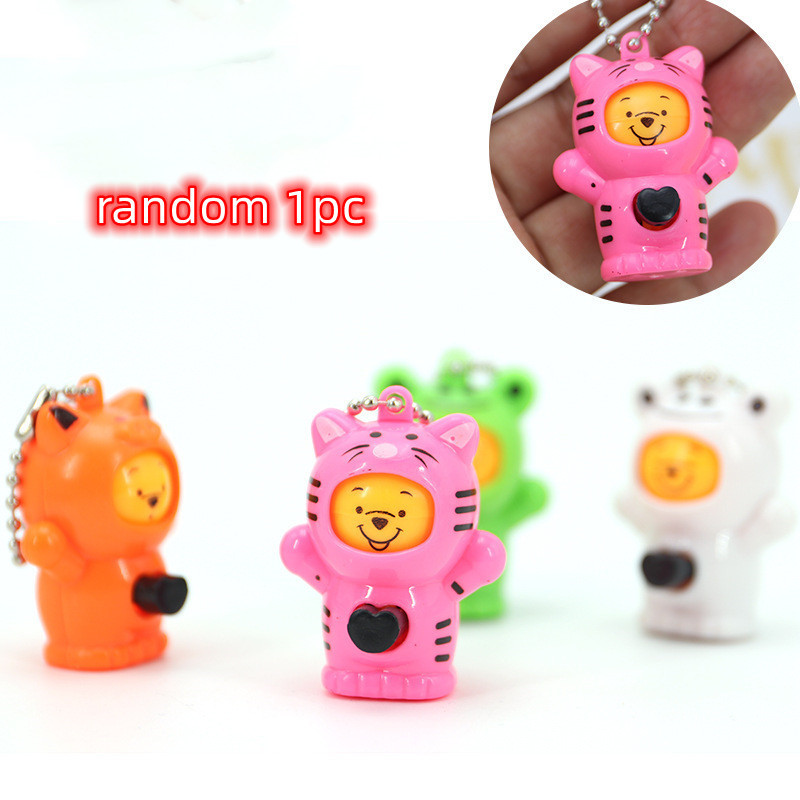 Face-Changing Animal Costume Keychain (Random 1pc)