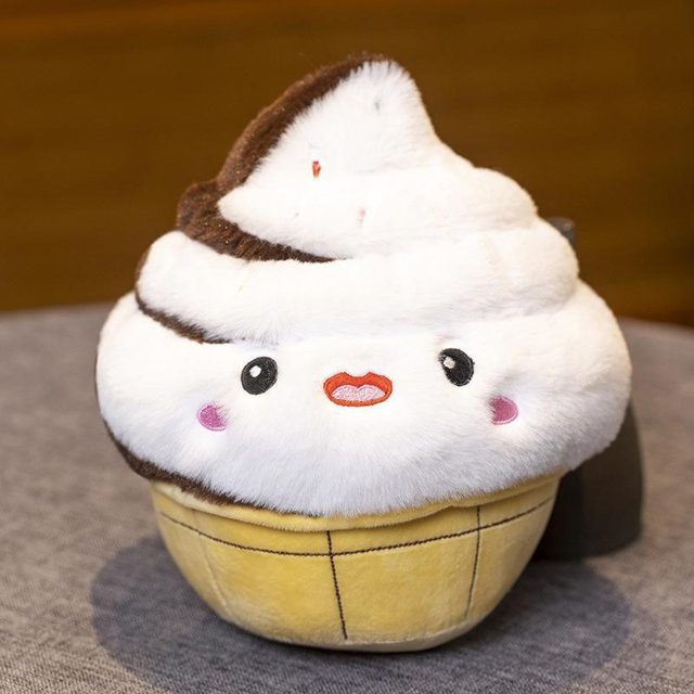 Chocolate Swirl Cupcake Plush