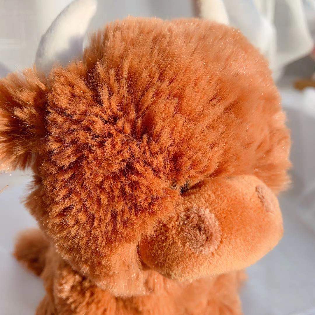 Fluffy Highland Cow Plushie โ photo 5