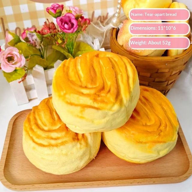Pull-Apart Swirl Bun Squishy