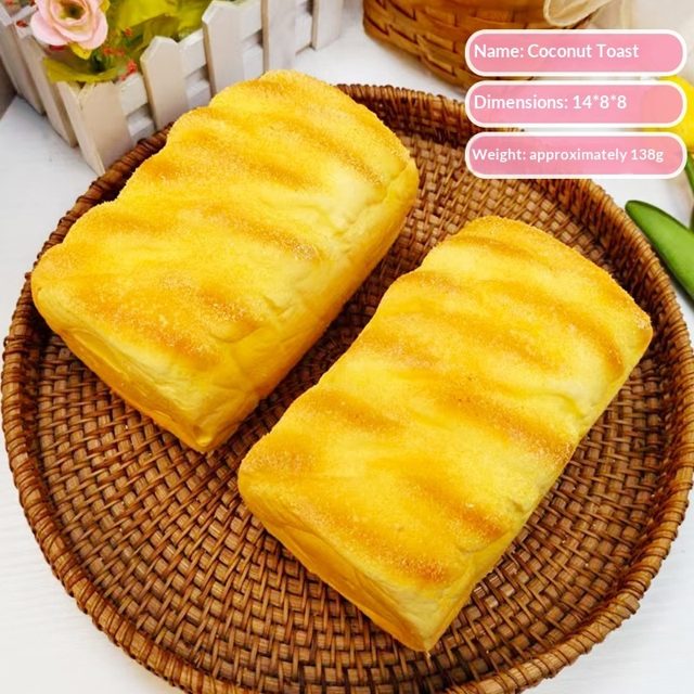 Coconut Sugar Toast Squishy
