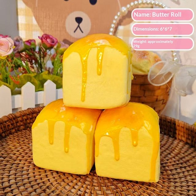 Dripping Butter Bun Squishy