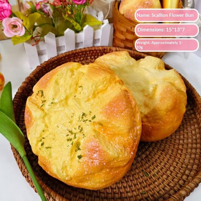 Scallion Flower Bun Squishy