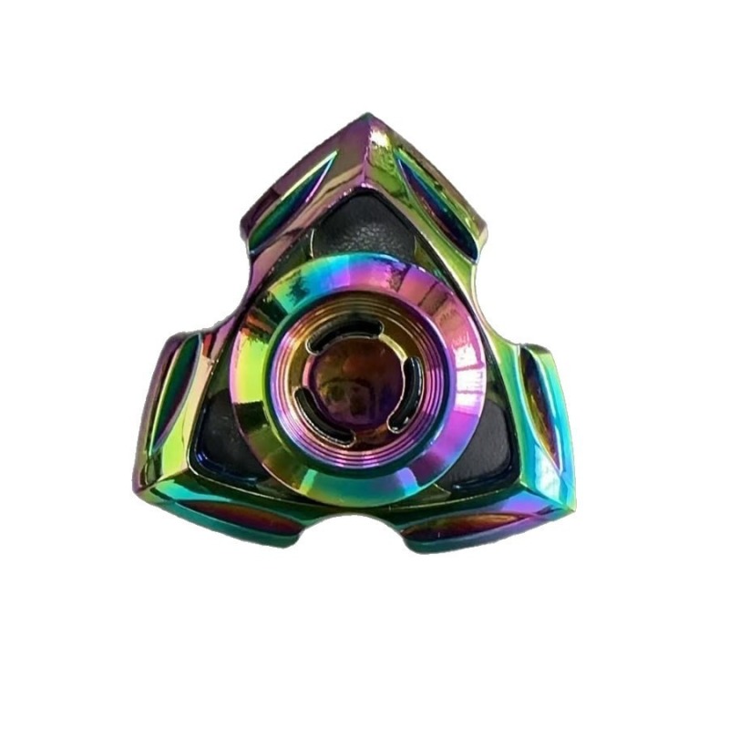 Chrome Tri-Wing Metal Fingertip Spinner โ photo 2