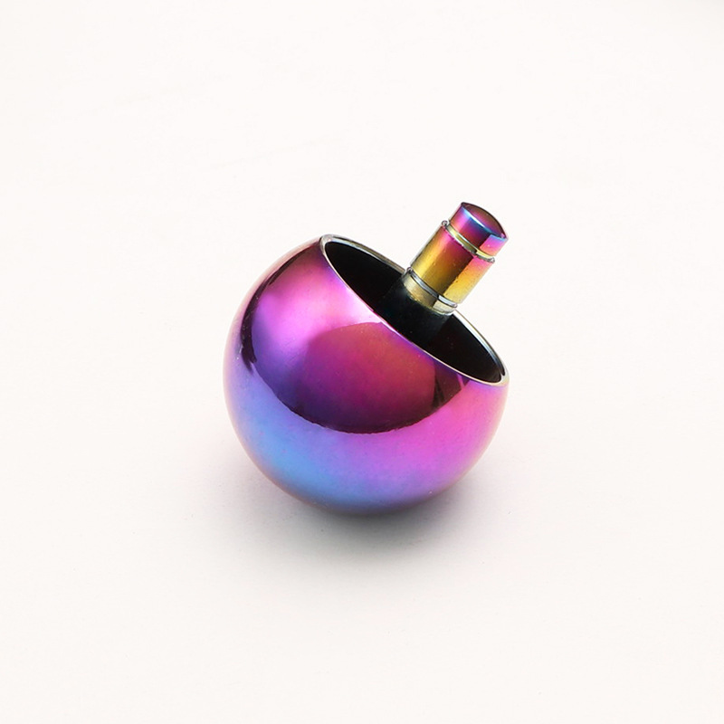 Rainbow Metal Flip-Over Spinning Top