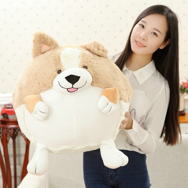 Roly-Poly Round Corgi Pillow Plush โ photo 3