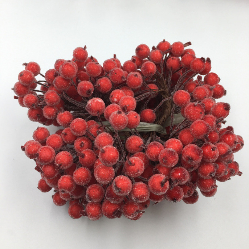 Frosted Red Berry Craft Stems Bundle