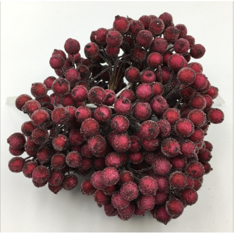 Frosted Red Berry Craft Stems Bundle โ photo 4
