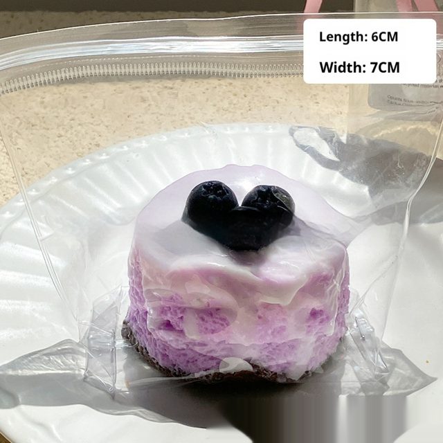 Blueberry Taro Mini Cake Squishy