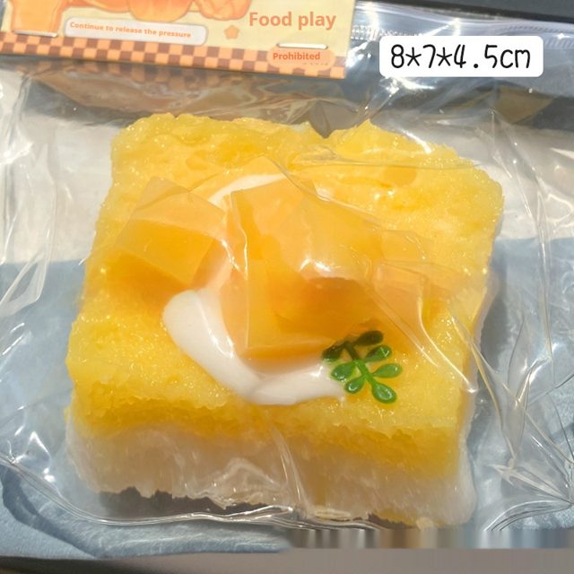 Mango Jelly Cake Square Squishy