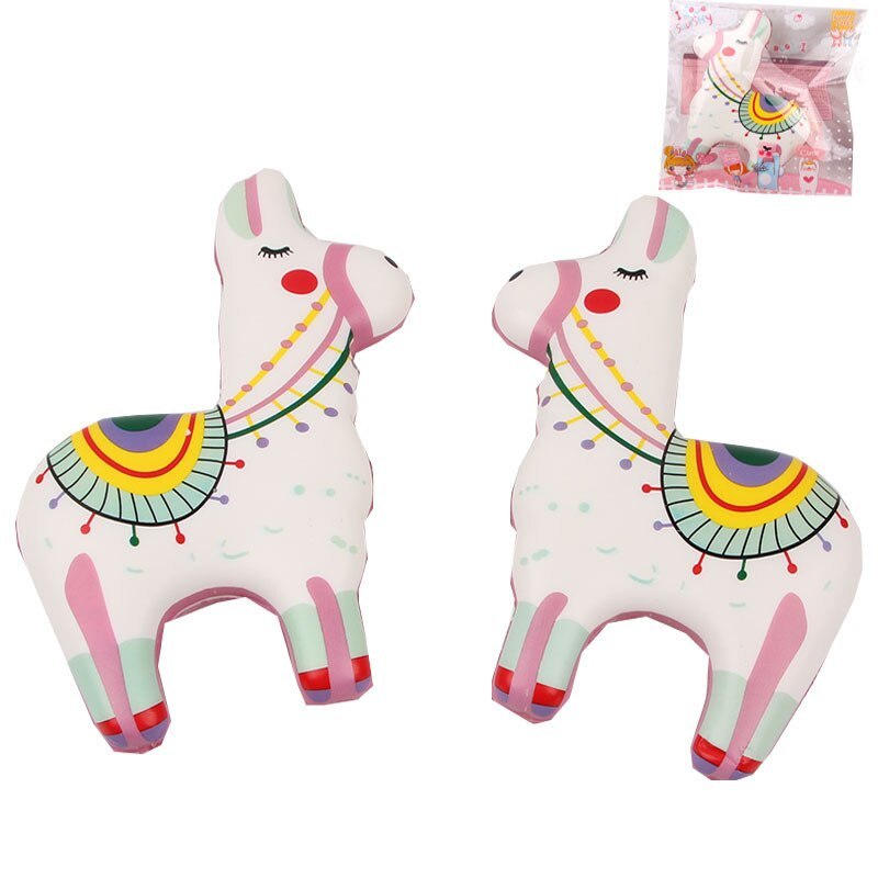 Rainbow Alpaca Scented Slow-Rise Squishy