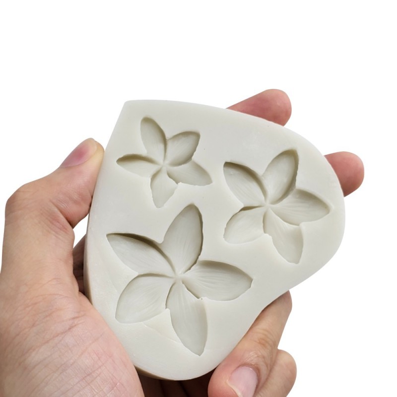 Frangipani Plumeria Flower Silicone Mold