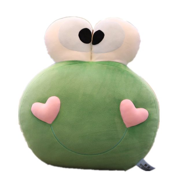 Googly-Eye Frog Face Pillow Plush โ photo 3
