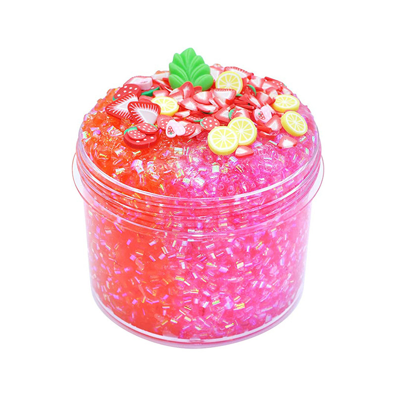 Blueberry Crunch Clear Slime with Charms โ photo 2