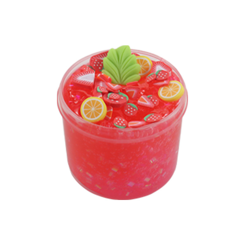 Blueberry Crunch Clear Slime with Charms โ photo 4