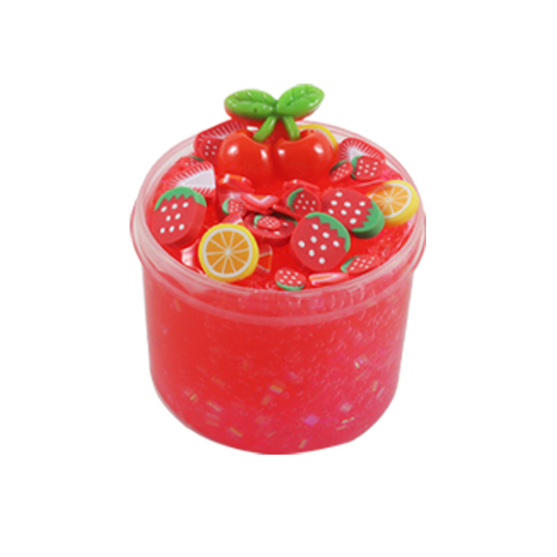 Blueberry Crunch Clear Slime with Charms โ photo 5