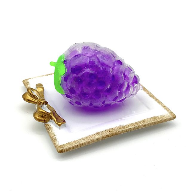 Grape Bunch Water-Bead Squeeze Ball