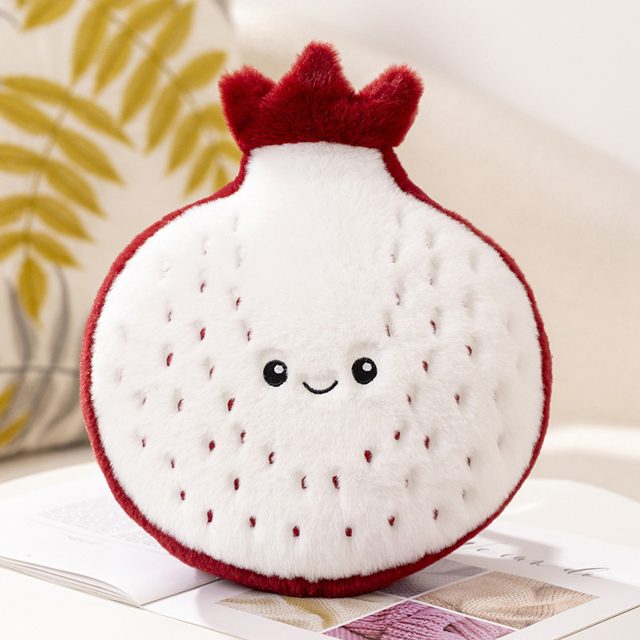 Smiley Pomegranate Pillow Plush