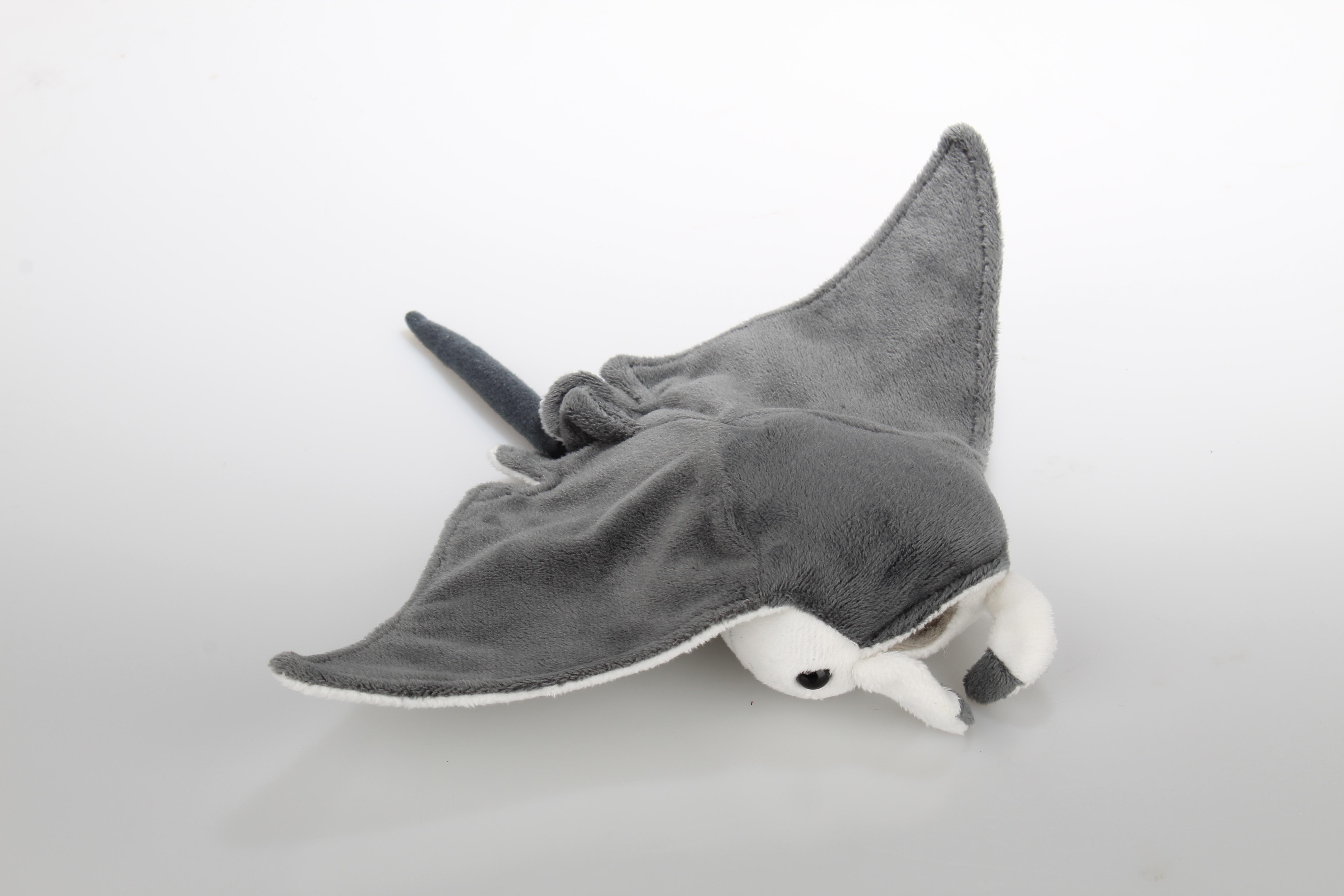 Realistic Gray Stingray Plush