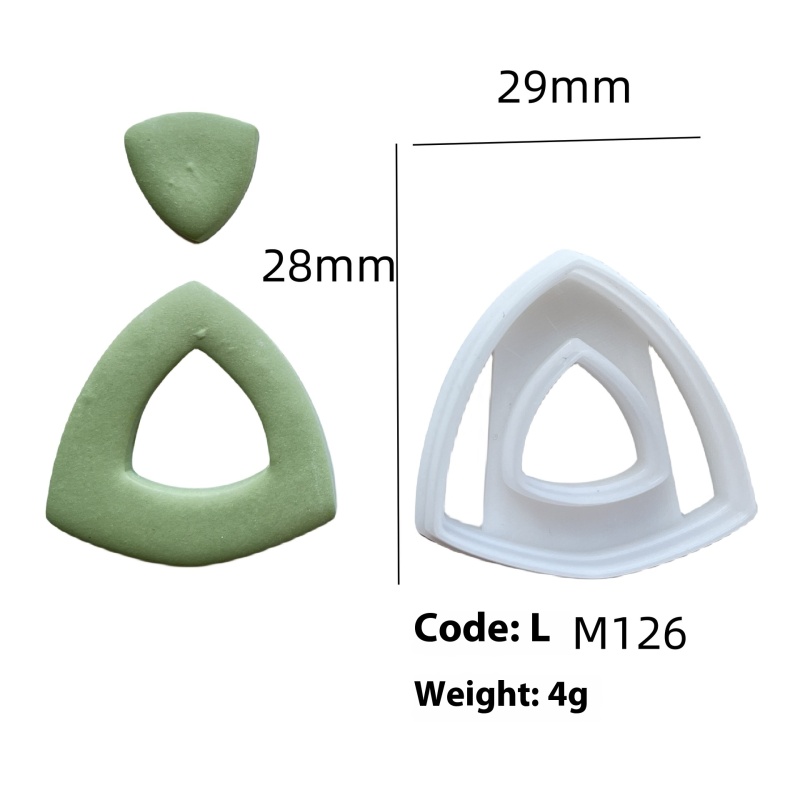 Double Heart Polymer Clay Cutter โ photo 5