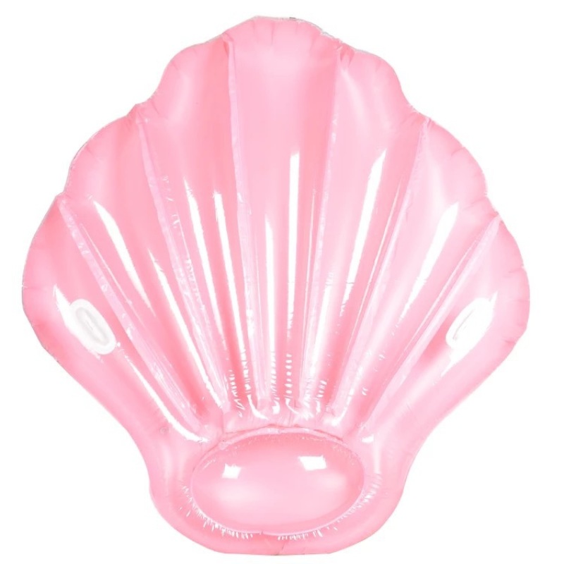 Giant Pink Seashell Pool Float