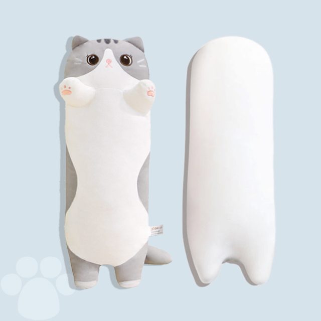 Long Sleepy Cat Hug Pillow Plush — photo 3