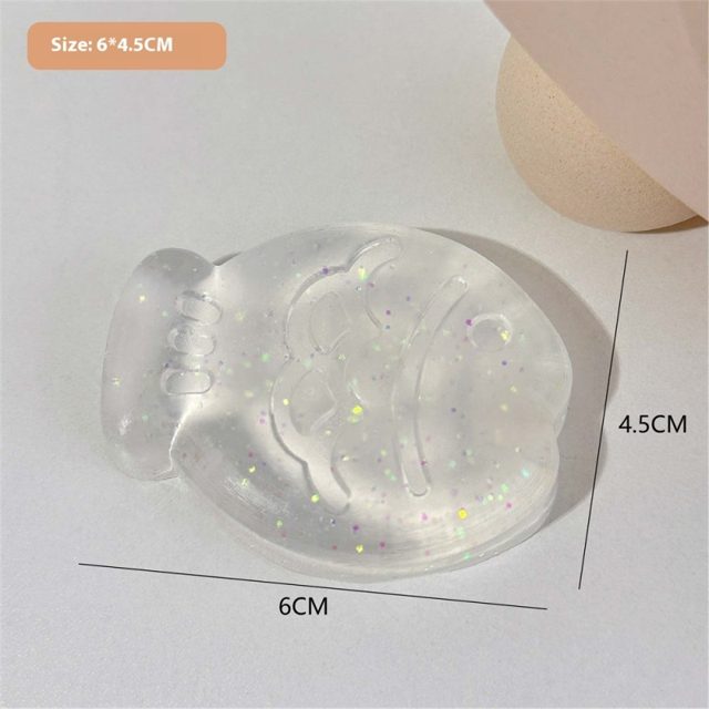 Crystal Glitter Fish Jelly Squishy