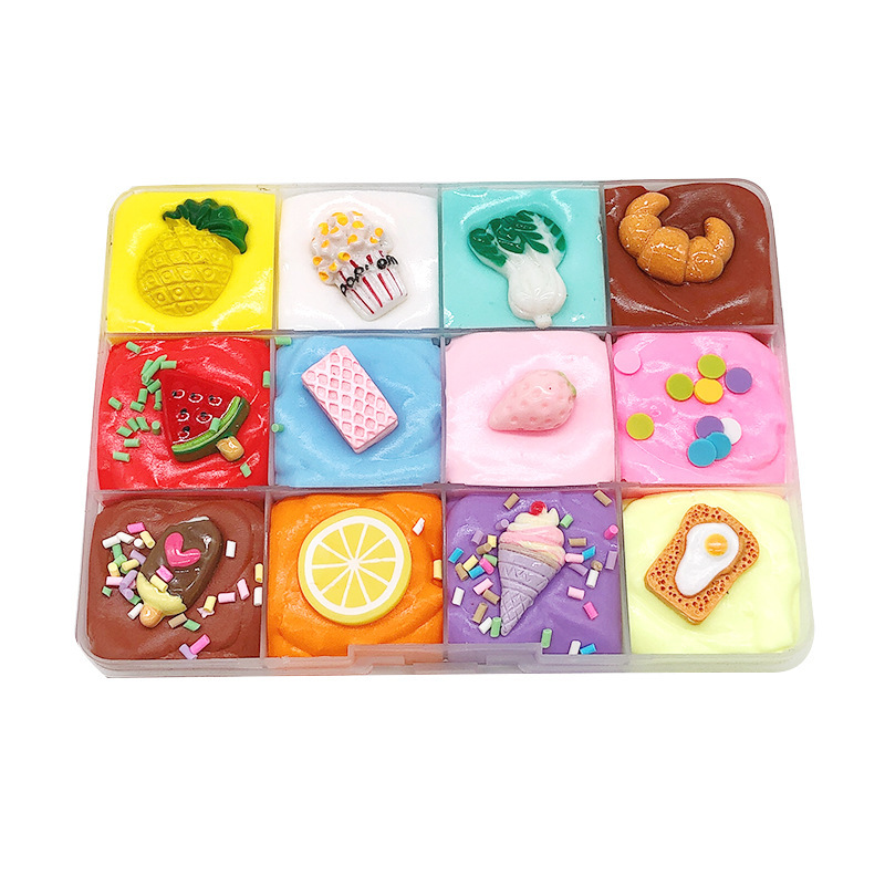 12-Cell Foodie Charm Butter Slime Sampler Box โ photo 3