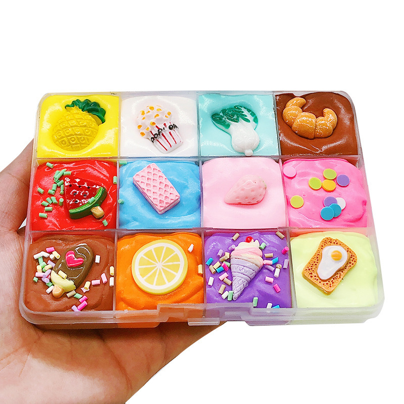 12-Cell Foodie Charm Butter Slime Sampler Box โ photo 4