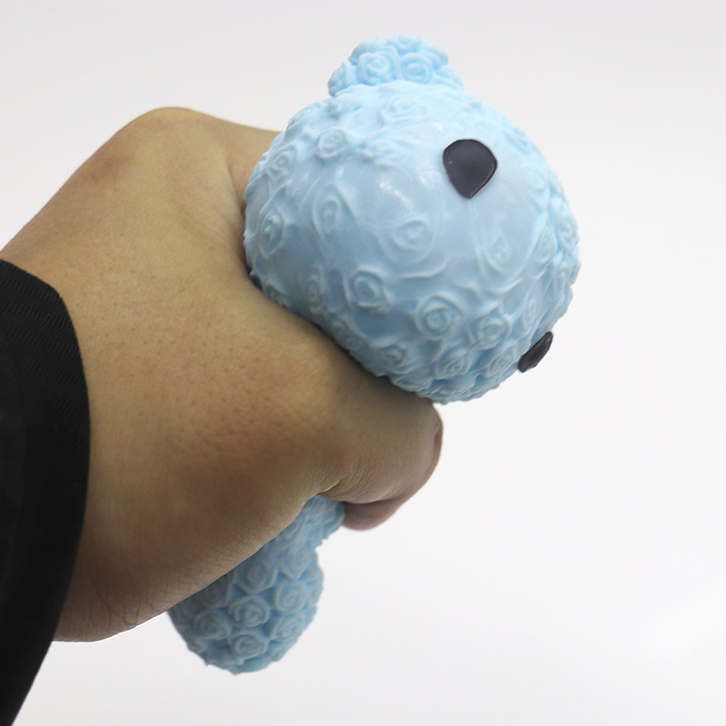 Pastel Rose-Textured Bear Squishy โ photo 5