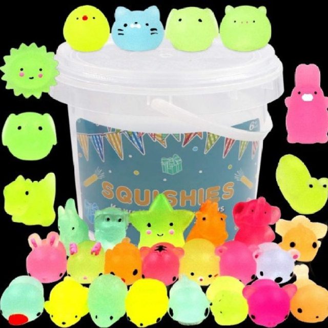24-Pack Mini Mochi Animal Squishies