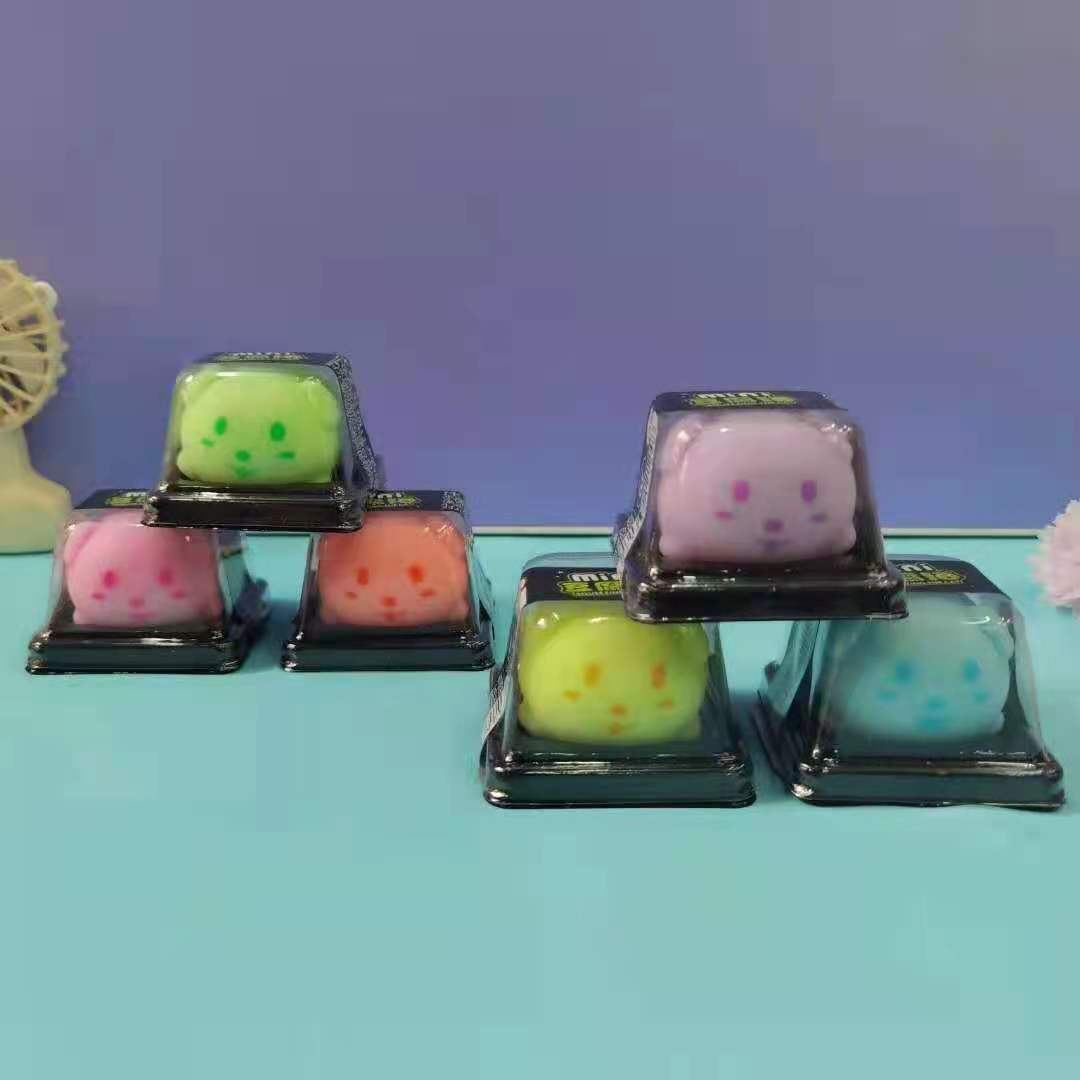 Glow Tofu Cat Mochi Squishy โ photo 2