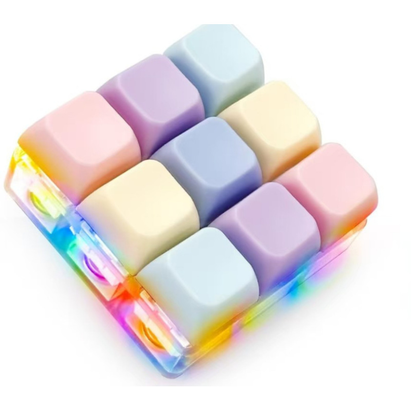 Pastel Clicky Keycap Keychain Set โ photo 2