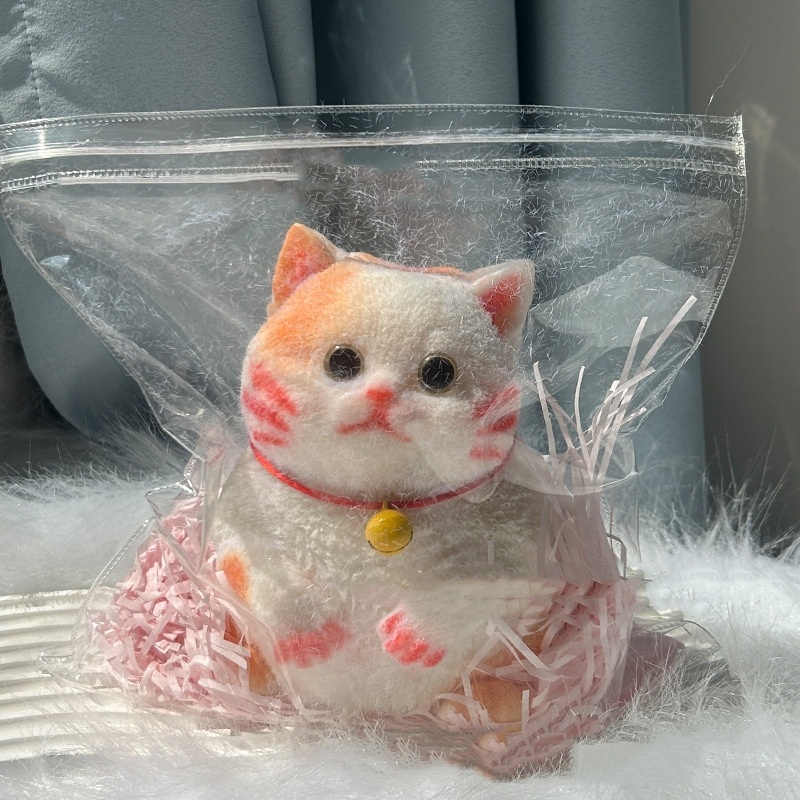 Fuzzy Flocked Kitten Slow-Rise Squishy โ photo 5