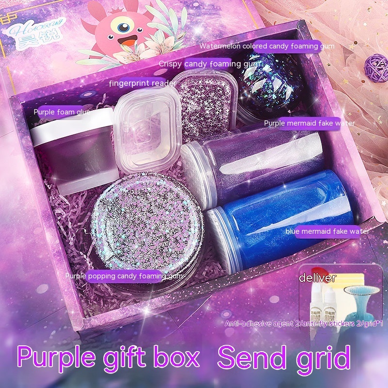 Purple Mermaid Slime Making Gift Set