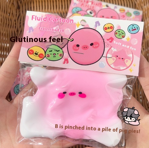 Squishy Fluid Piggy Water Blob โ photo 2
