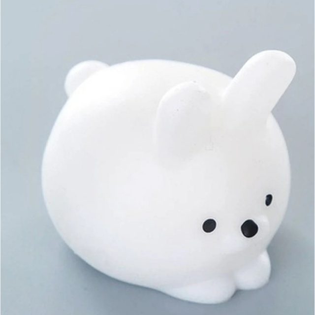 Snowball White Bunny Mochi Squishy