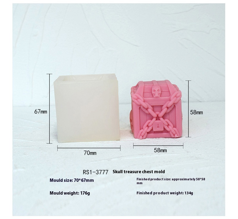 Halloween Skull Silicone Mold, Multi-Cavity — photo 5