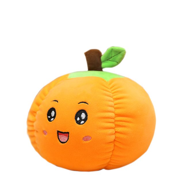 Happy Smiley Orange Pumpkin Plush โ photo 3