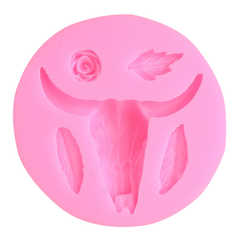 Halloween Skull Silicone Fondant & Cake Mold — photo 4