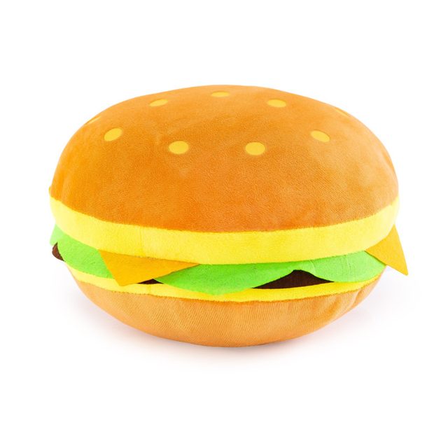 Cheeseburger Cushion Pillow, 40cm