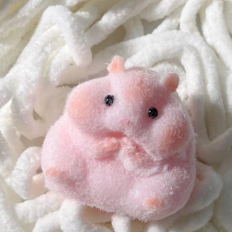 Fuzzy Hamster Silicone Squeeze Toy — photo 3