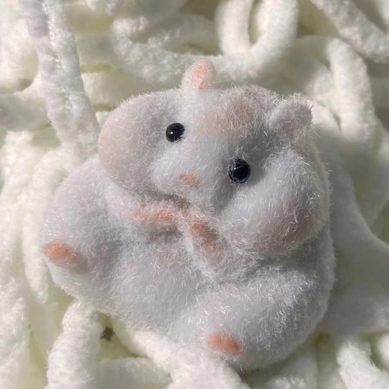 Fuzzy Hamster Silicone Squeeze Toy — photo 4