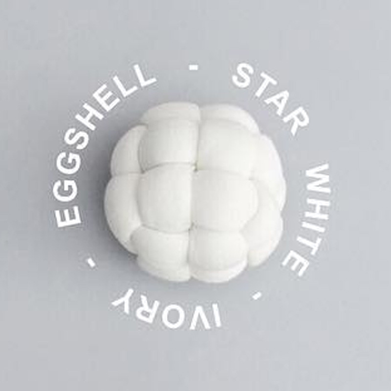 Hand-Knotted Chunky Knit Ball Pillow โ photo 5