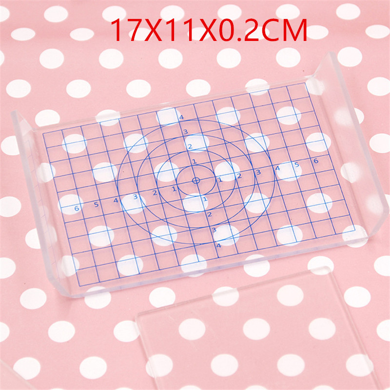 Clear Acrylic Clay Rolling Mat with Guides