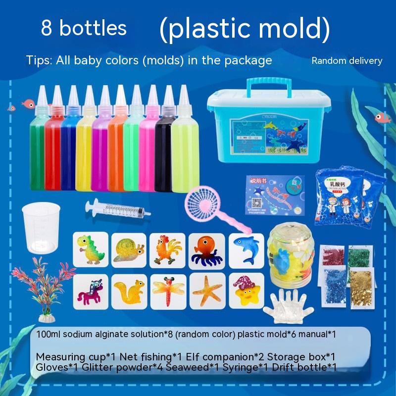 8-Color Magic Water Elf DIY Kit with Molds