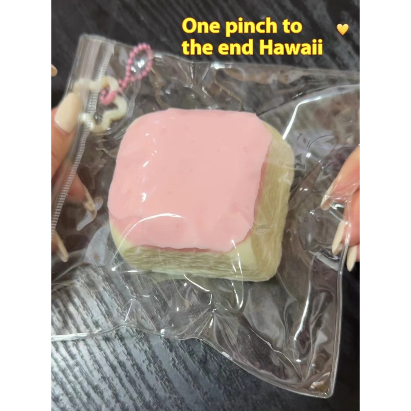 Strawberry Milk Toast Slow-Rise Squishy