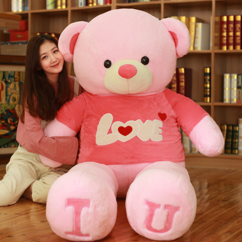 Giant Pink LOVE Teddy Bear Plush